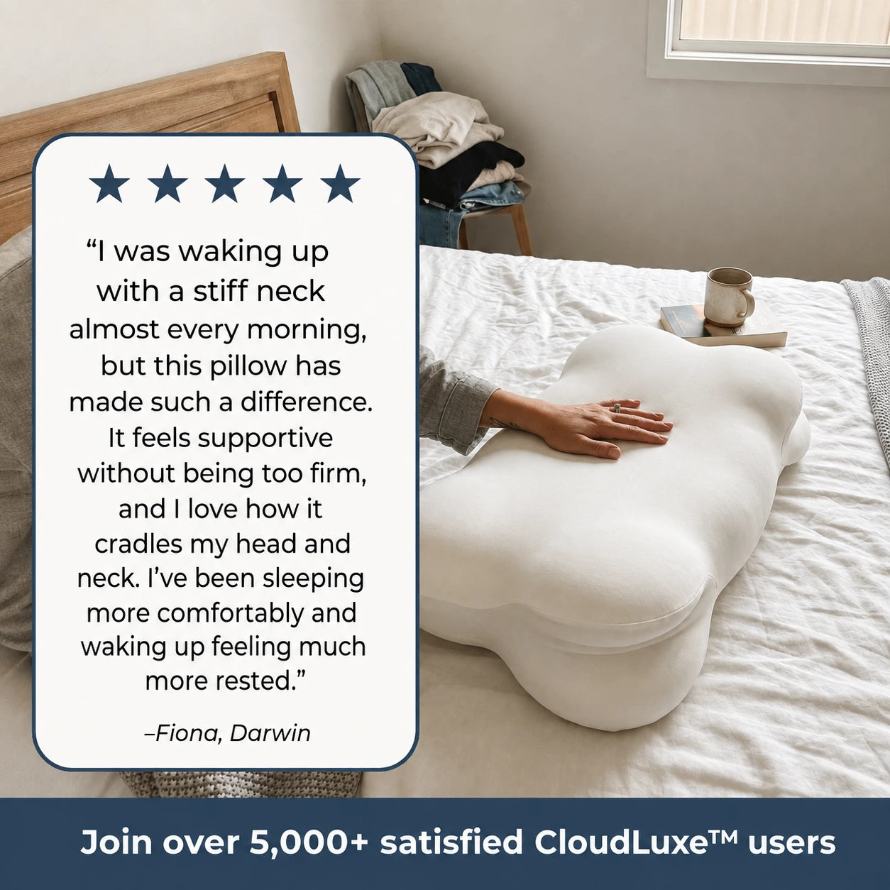 CloudLuxe™ Contour Sleep Pillow