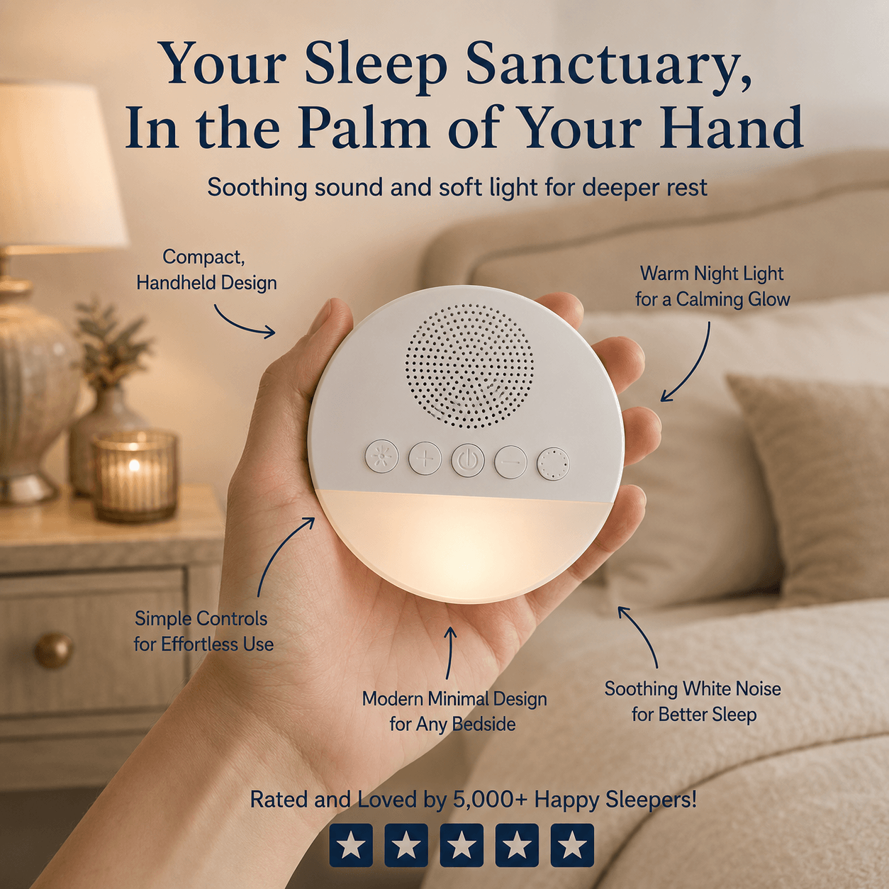 HushTone™ White Noise Machine