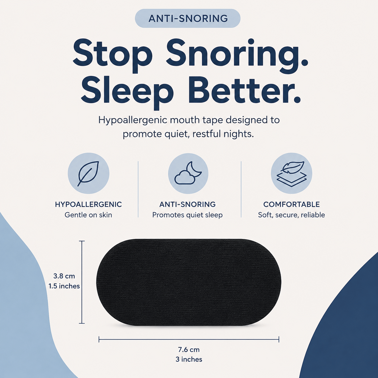 SleepSeal™ Premium Mouth Tape